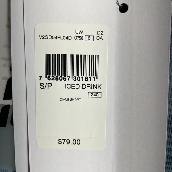 Guess Active Diane Side Logo Short Size Small 100% Cotton NWT - Picture 7 of 12